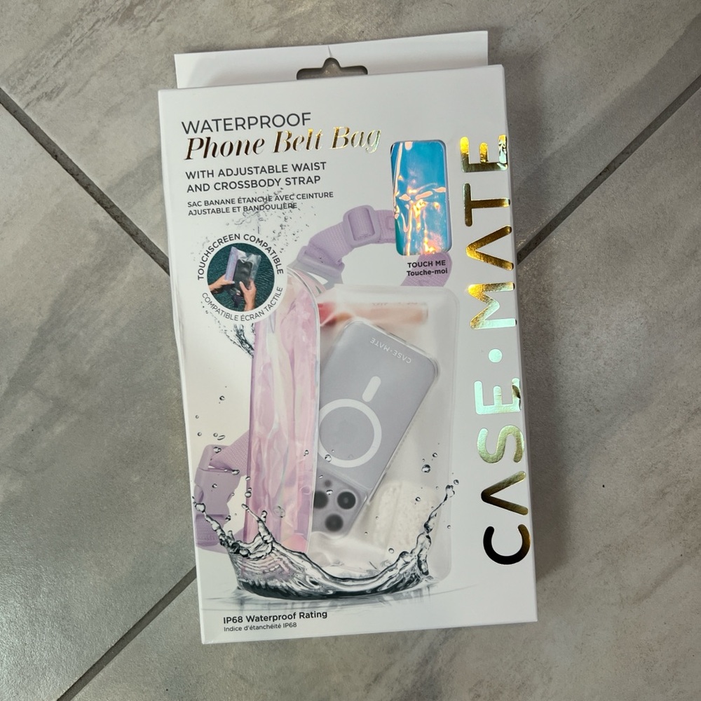 Case-Mate Waterproof Phone Belt Bag - Pink